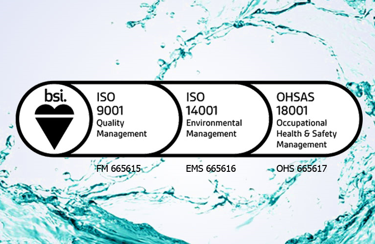 清蓝环保科技生态获得ISO9001/ ISO14001/ OHSAS18001标准化管理体系认证